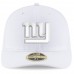 Men's New York Giants New Era White on White Low Profile 59FIFTY Fitted Hat 3155446